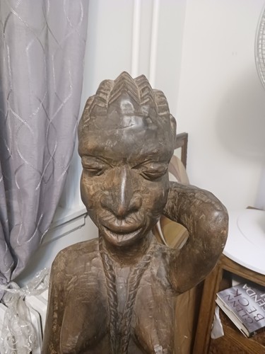 Carved wooden statue fertility - wooden,